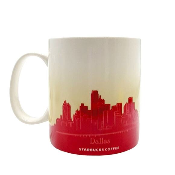 Starbucks 2009 USA COLLECTOR SERIES DALLAS TEXAS MCKINNEY AVENUE 16 oz Mug - Picture 2 of 4